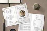 Memorial Program Template, an Invitation Template by TemplatesForest (Thumbnail 1 of 3)