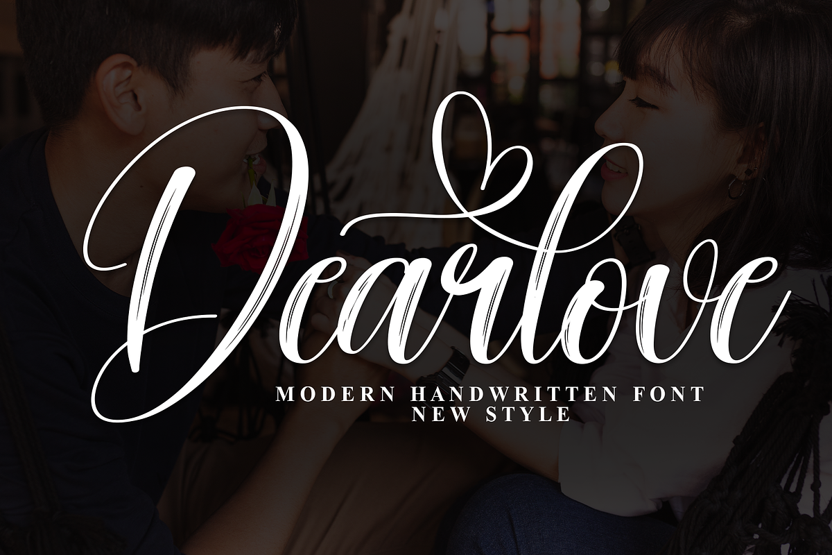 Dearlove | Script Font, a Handwritten Font by Scratchones (Photo 1 of 9)
