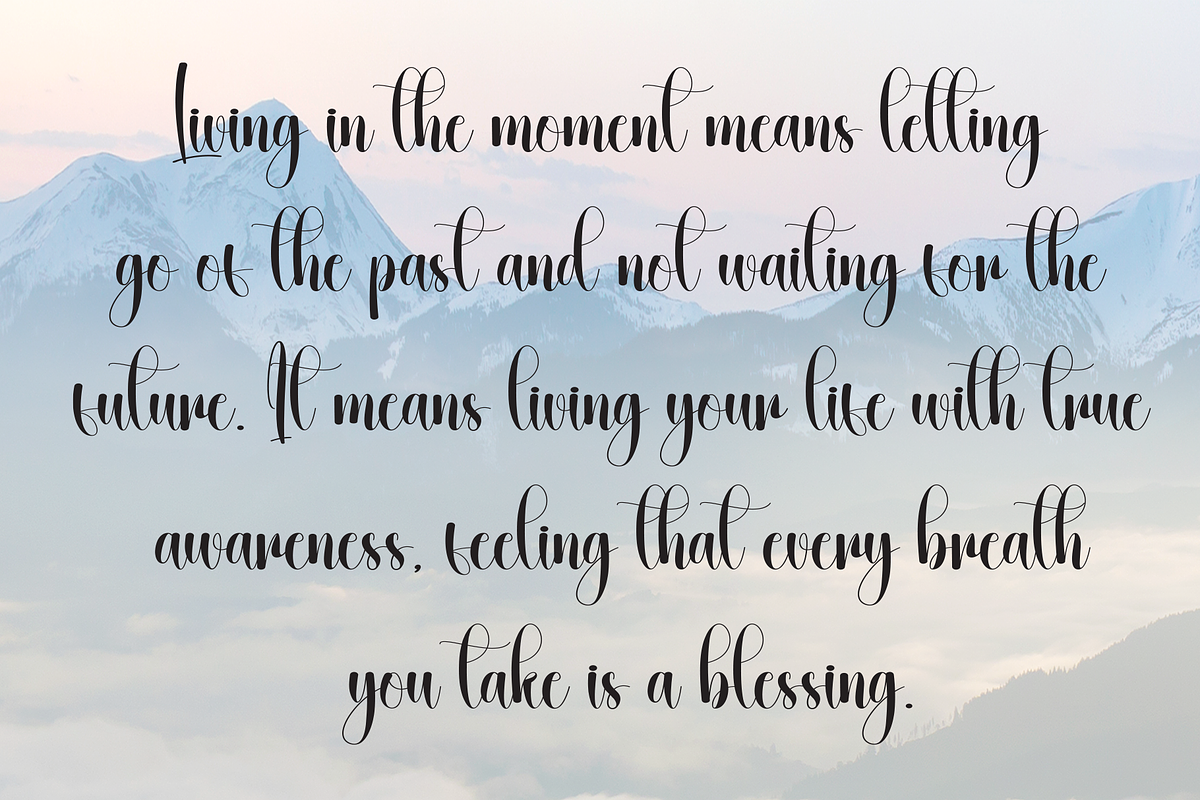 Radiate | Script Font, a Handwritten Font by Scratchones (Photo 6 of 9)