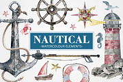 SALE - Nautical Watercolour, an Illustration by Soir Creative (Thumbnail 1 of 6)