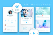 Flat UI Pack 1, an iPhone Mockup by Vectorminator (Thumbnail 7 of 20)