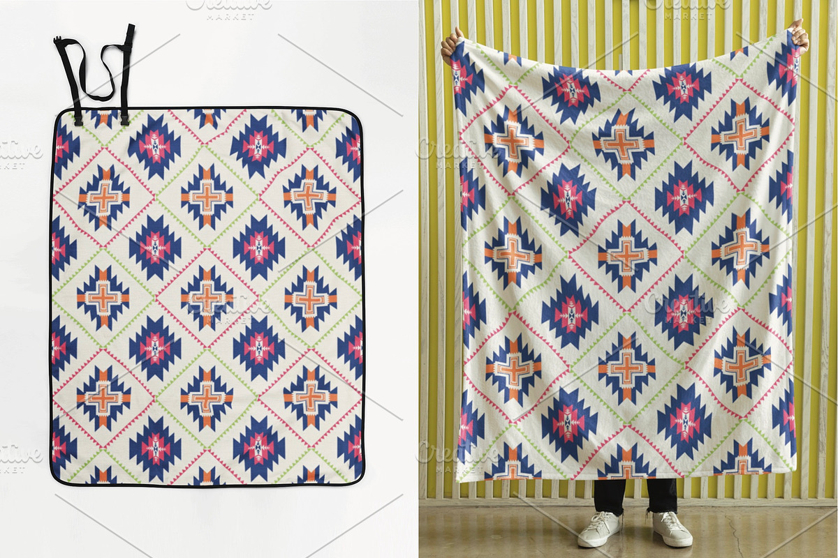 Southwestern Tribal Seamless Pattern, a Pattern Graphic by PPEthnicDecorPattern (Photo 7 of 10)