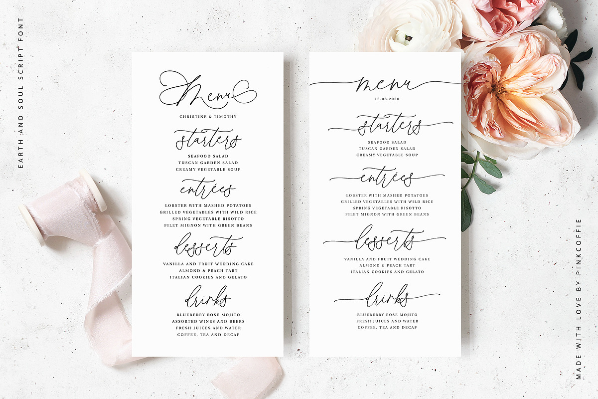 Earth And Soul | Elegant Script Font preview 8