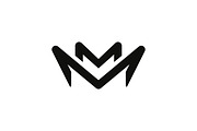 Lettermarks MM Crown Logo Templates, a Branding & Logo Template by ganuDESIGN (Thumbnail 2 of 4)