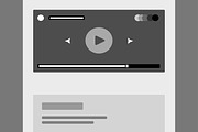 Editable Web Design Wireframe Layout, a Wireframe Template by MightyDesign (Thumbnail 5 of 9)