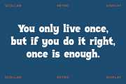 Scollar - Retro Font, a Serif Font by Brainwaves.Studio (Thumbnail 3 of 8)
