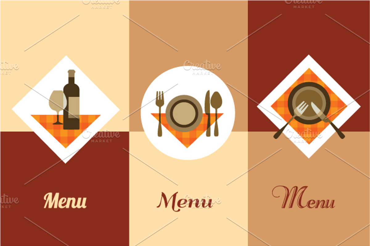 3 Menu templates, a Brochure Template by zoya (Photo 1 of 4)