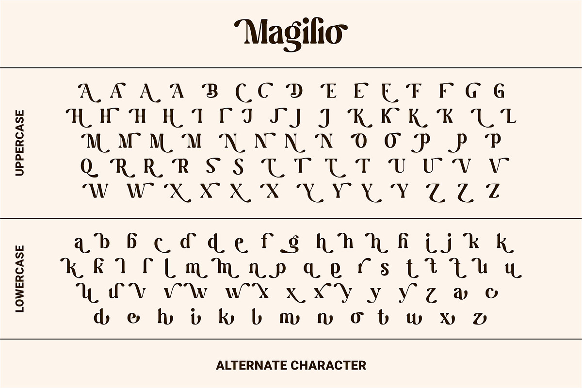 Magilio - A Chic Serif Fonts, a Serif Font by Prioritype Co (Photo 19 of 23)