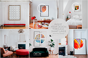 Poster Frame Mockup SET Paris 6 PSD, a Poster Template by SigaSigaMockup (Thumbnail 3 of 4)