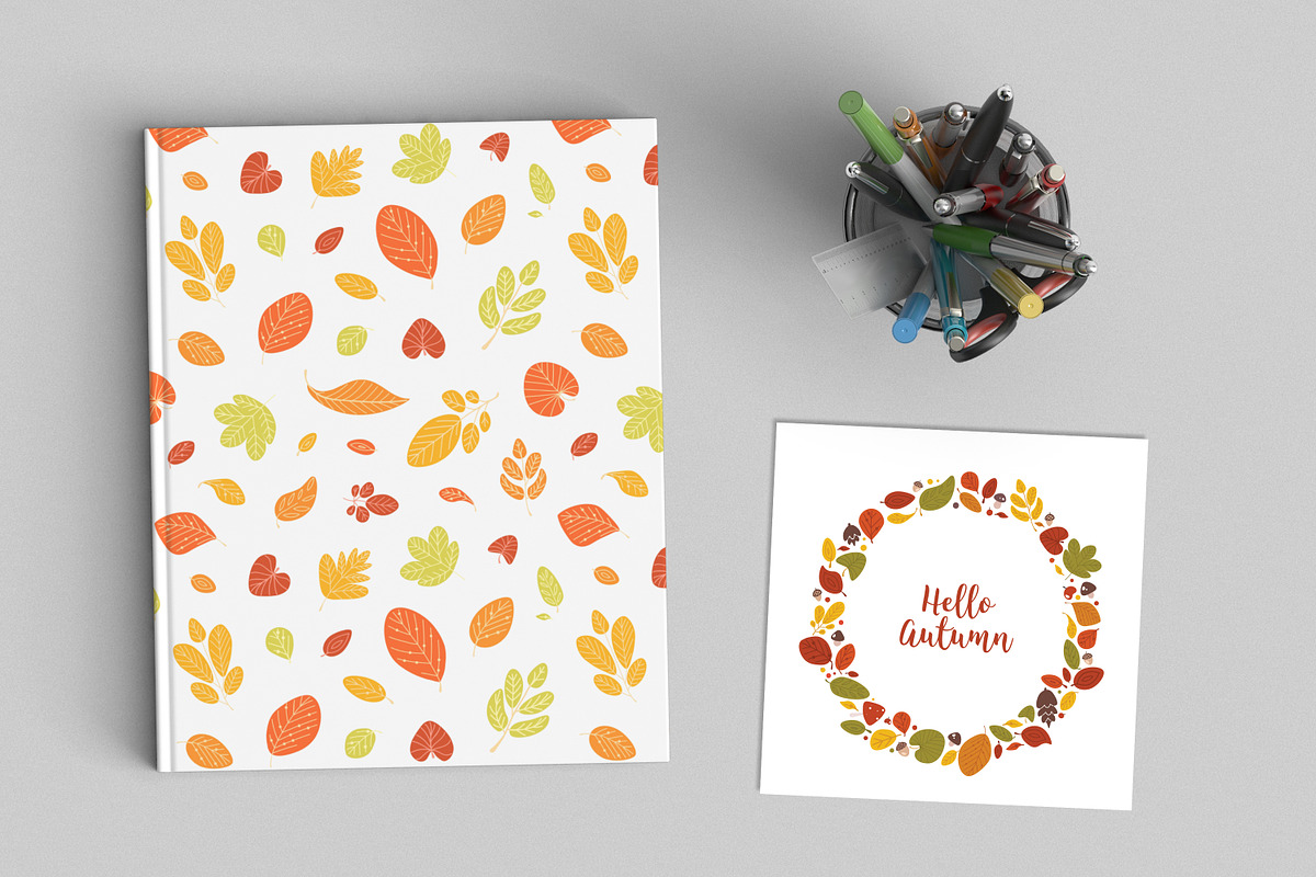 Autumn bundle, patterns, posters, an Animal Illustration by Good Studio (Photo 15 of 15)