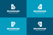 Letter B D P Q Pill Capsule Logo, a Branding & Logo Template by Pray Art Design Studio (Thumbnail 2 of 2)
