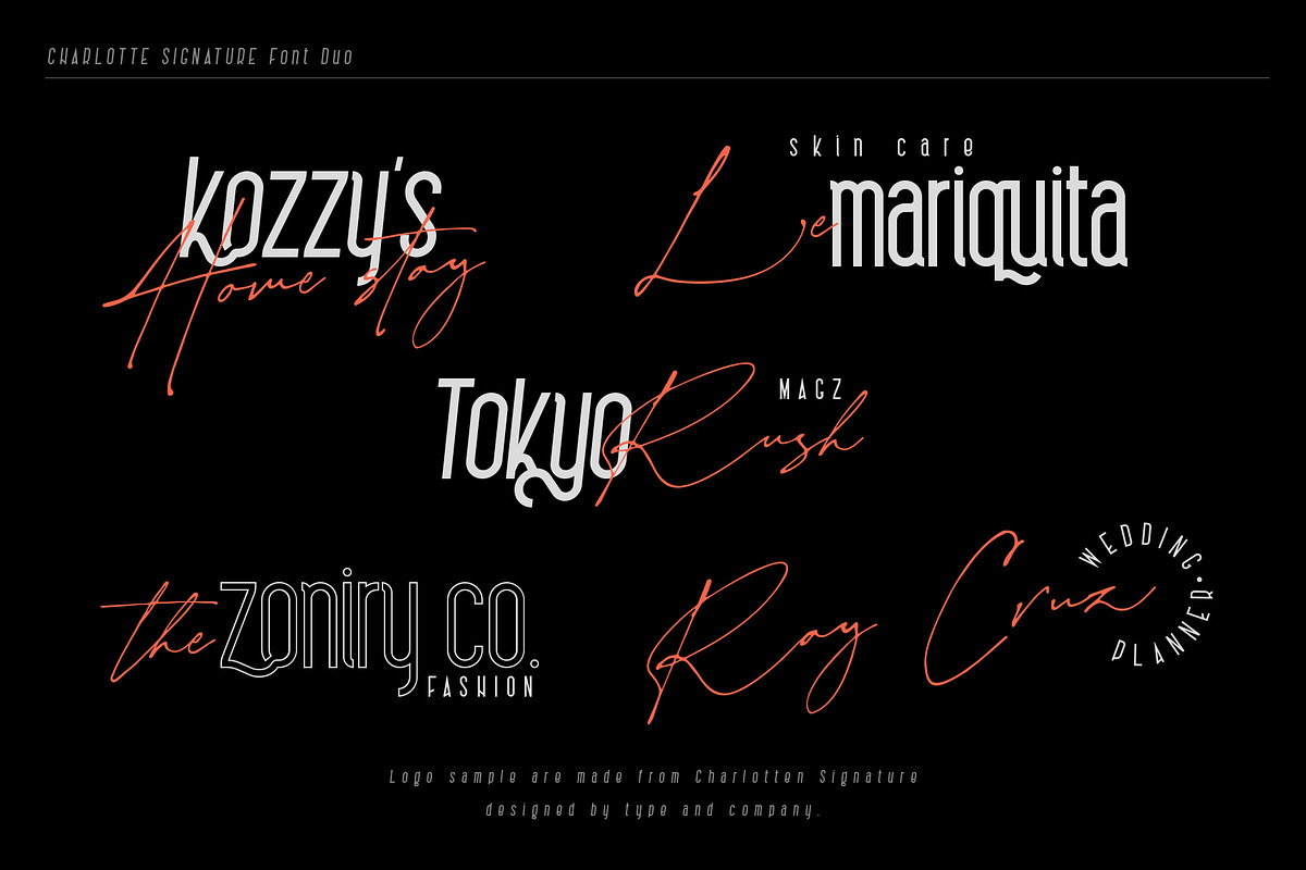 Charlotte Signature Font Duo, a Script Font by Type and Co. (Photo 12 of 18)