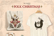 Folk Christmas Ancient Winter Tales, a Seasonal Illustration by Ink Stories (Thumbnail 12 of 12)