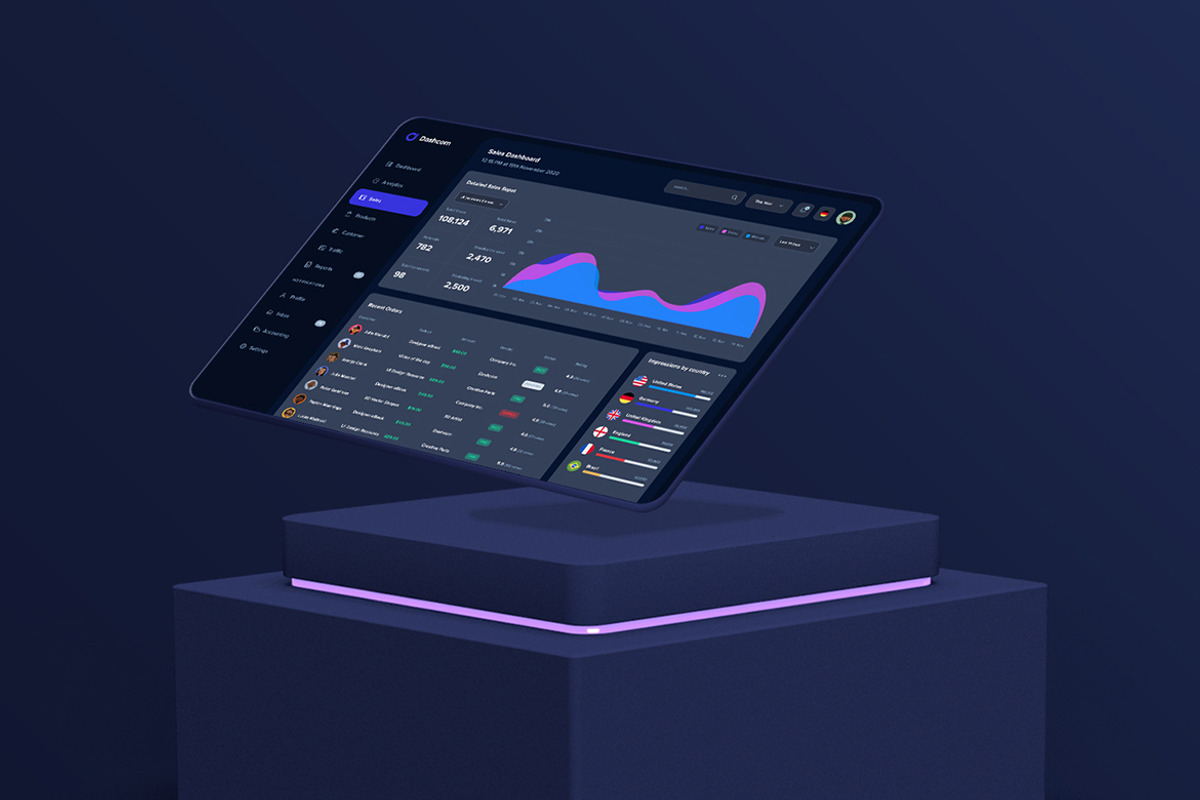 Isometric Device Presentation Mockup, a Product Mockup by KL-Webmedia (Photo 7 of 8)