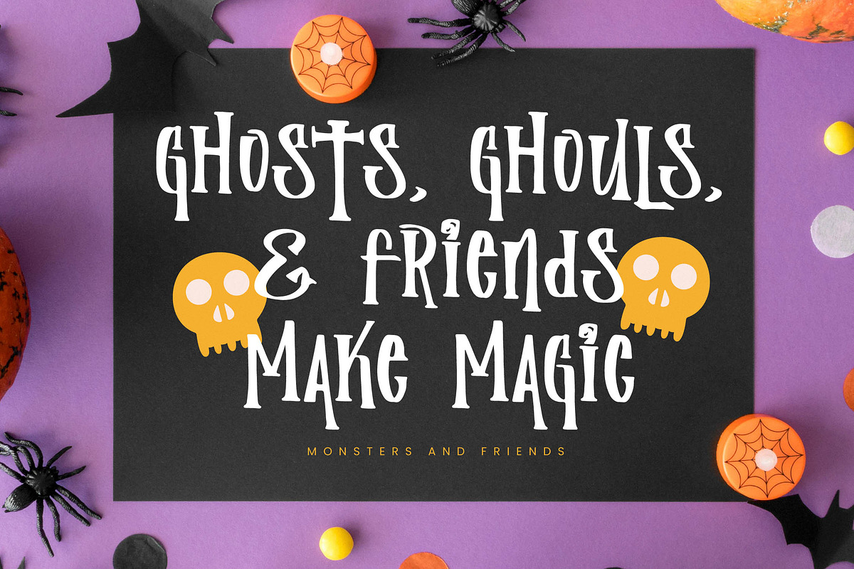 Monster Spooky, a Handwritten Font by Integritype Studio (Photo 2 of 15)
