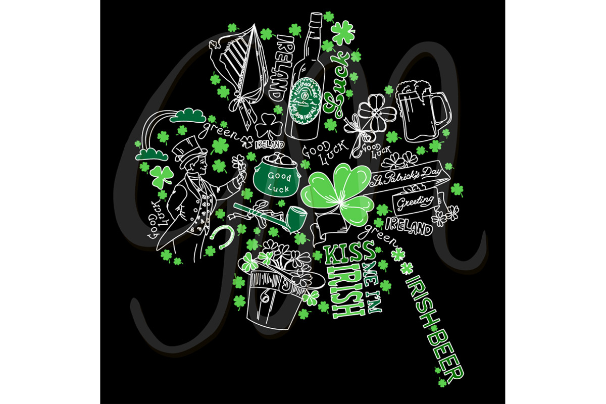 Shamrock St. Patrick's Day clover, a Decorative Illustration by GraphicMarket (Photo 2 of 3)