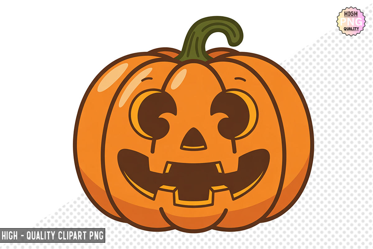 Halloween Pumpkin Clipart Bundle, a Graphic by crative8112 (Photo 3 of 10)