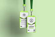 Id Card Mockup, an Advertising Mockup by Artlogs x Modaldesain (Thumbnail 3 of 4)