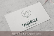 Eco Heart Brand Mark | Canva & AI, a Branding & Logo Template by Elibee (Thumbnail 2 of 6)