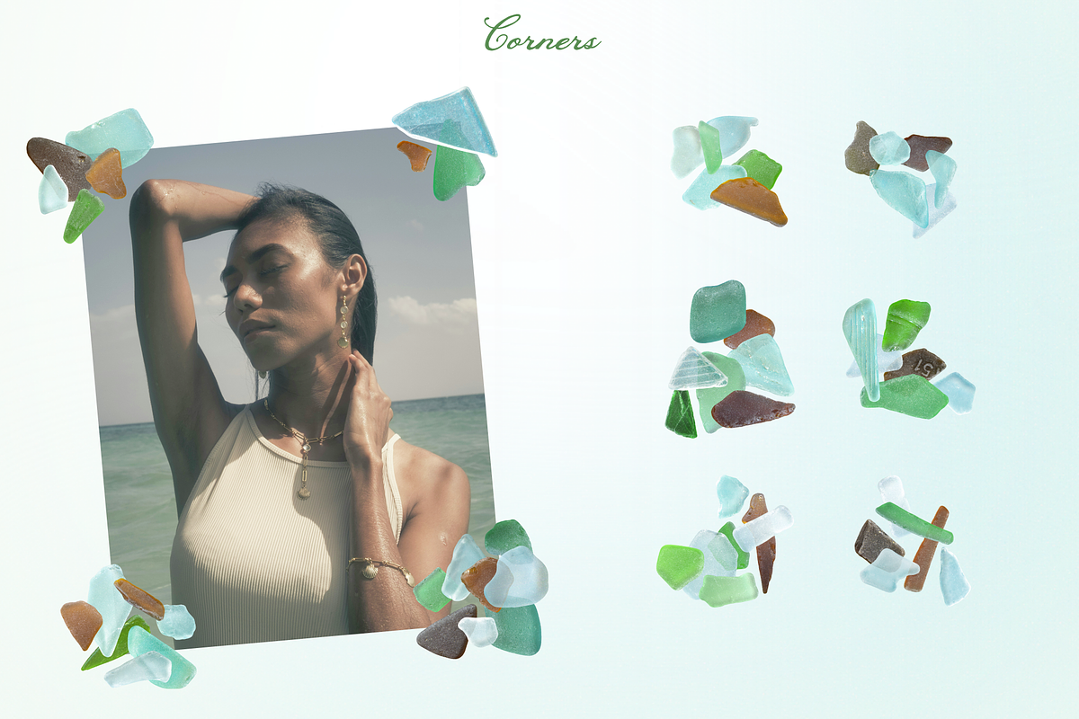 Sea Glass: Scanned Glass Toolkit, an Object Graphic by Anastasiia VNSK (Photo 9 of 19)