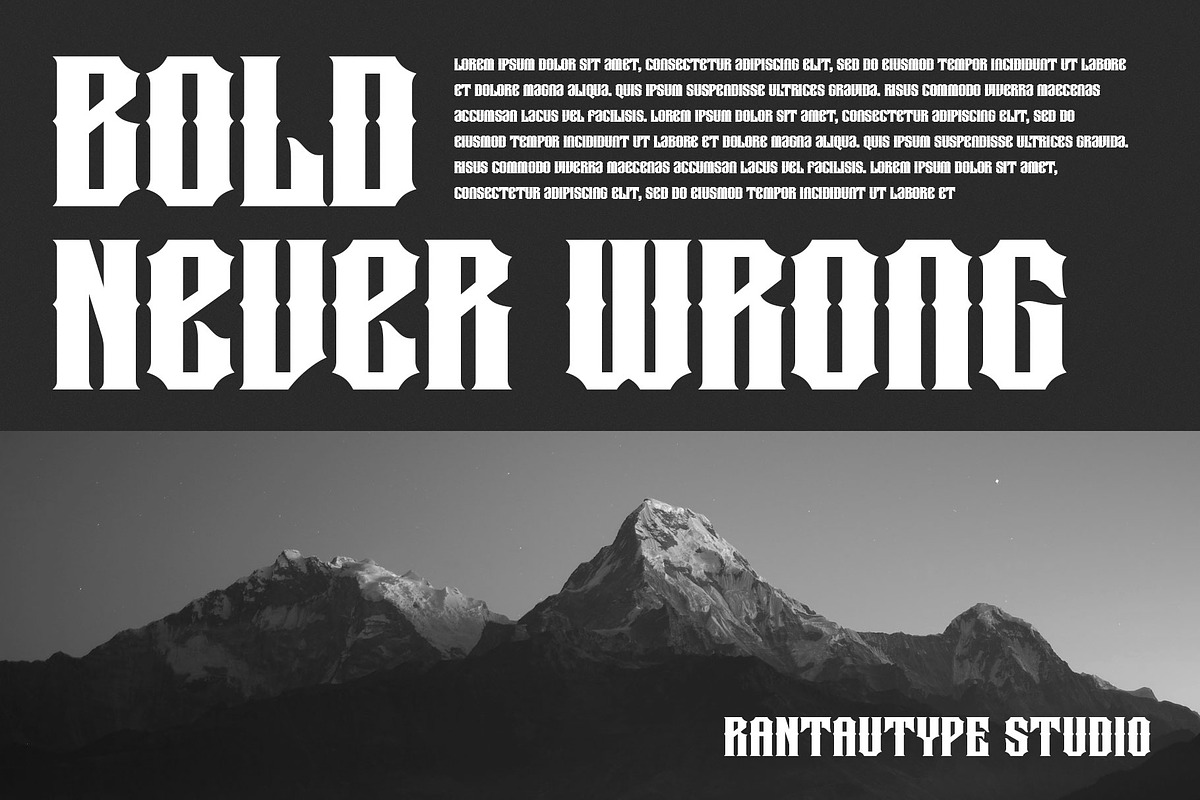 Gurend Gothic Font, a Blackletter Font by RantautypeStudio (Photo 8 of 14)