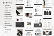 Client Welcome Packet Template, a Magazine Template by ShopRShop (Thumbnail 3 of 8)