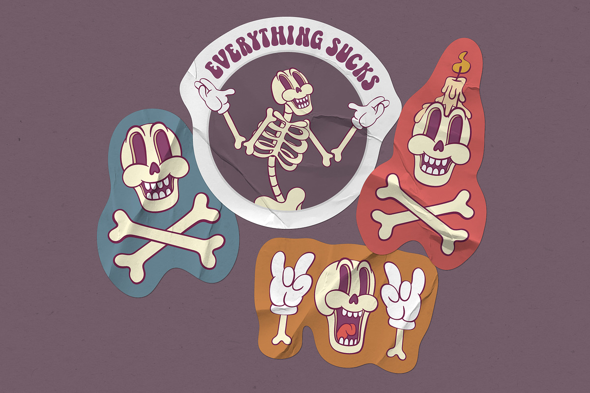 Skeleton Creation Kit, an Illustration by Anastasiya Klempach (Photo 7 of 7)