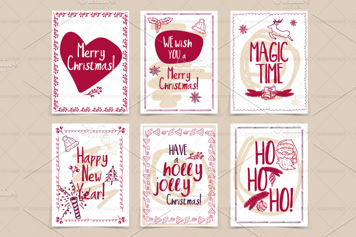 Set of 30 creative journaling cards, a Card Template by UVAconcept (Photo 6 of 6)