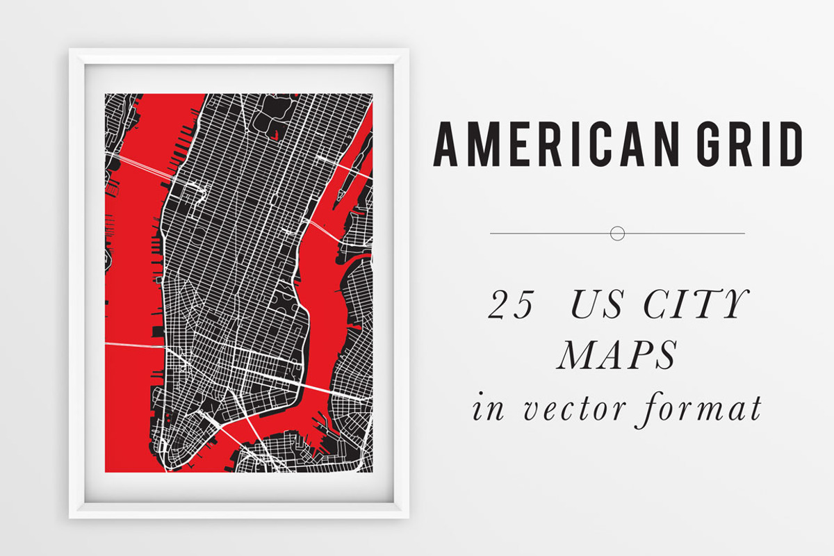 American Grid, an Illustration by BlackBird Foundry (Photo 1 of 3)