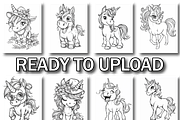 Enchanting Unicorn Coloring Book V2, an Animal Illustration by Design Zone (Thumbnail 3 of 7)