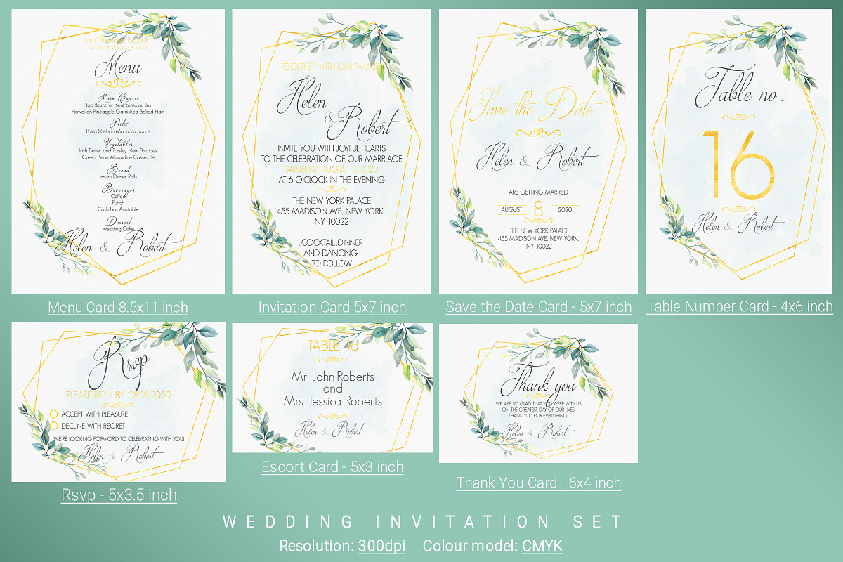 Wedding Invitation Set, an Invitation Template by Artolus (Photo 1 of 8)