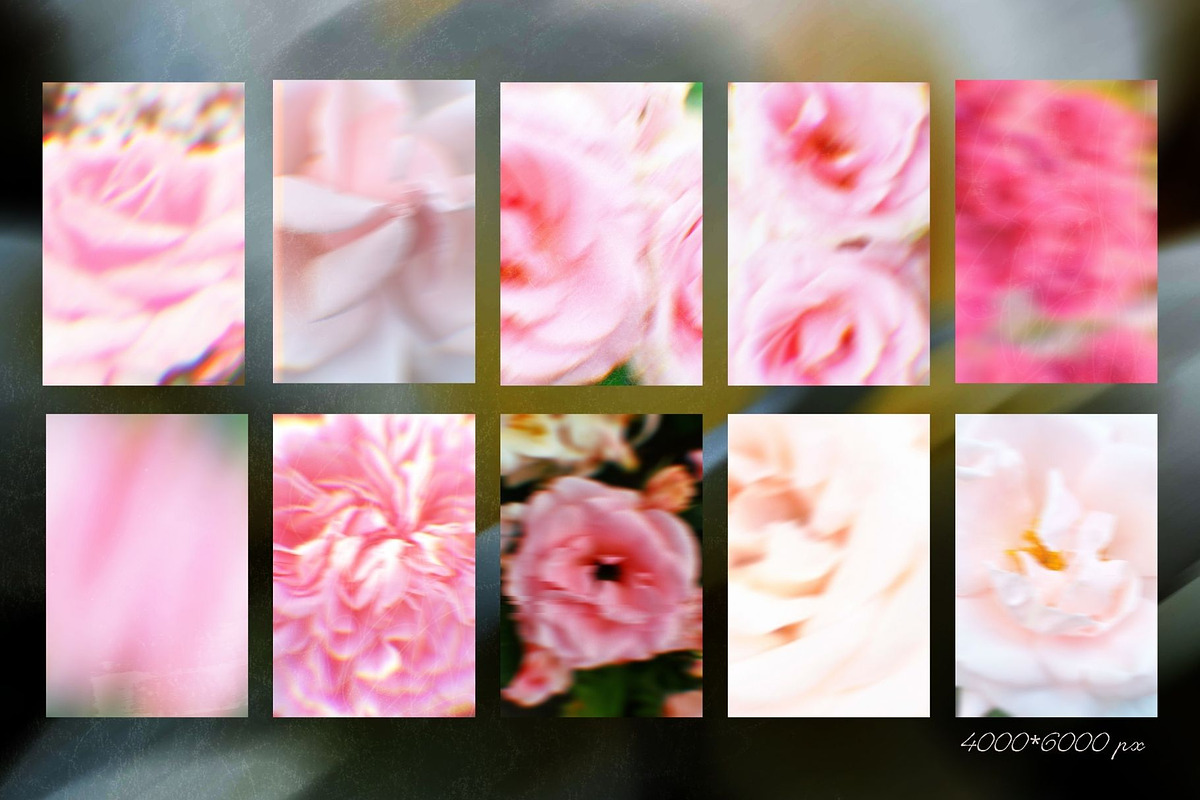 Floral Blurred Backgrounds, a Background Graphic by PaperJamLab (Photo 3 of 13)