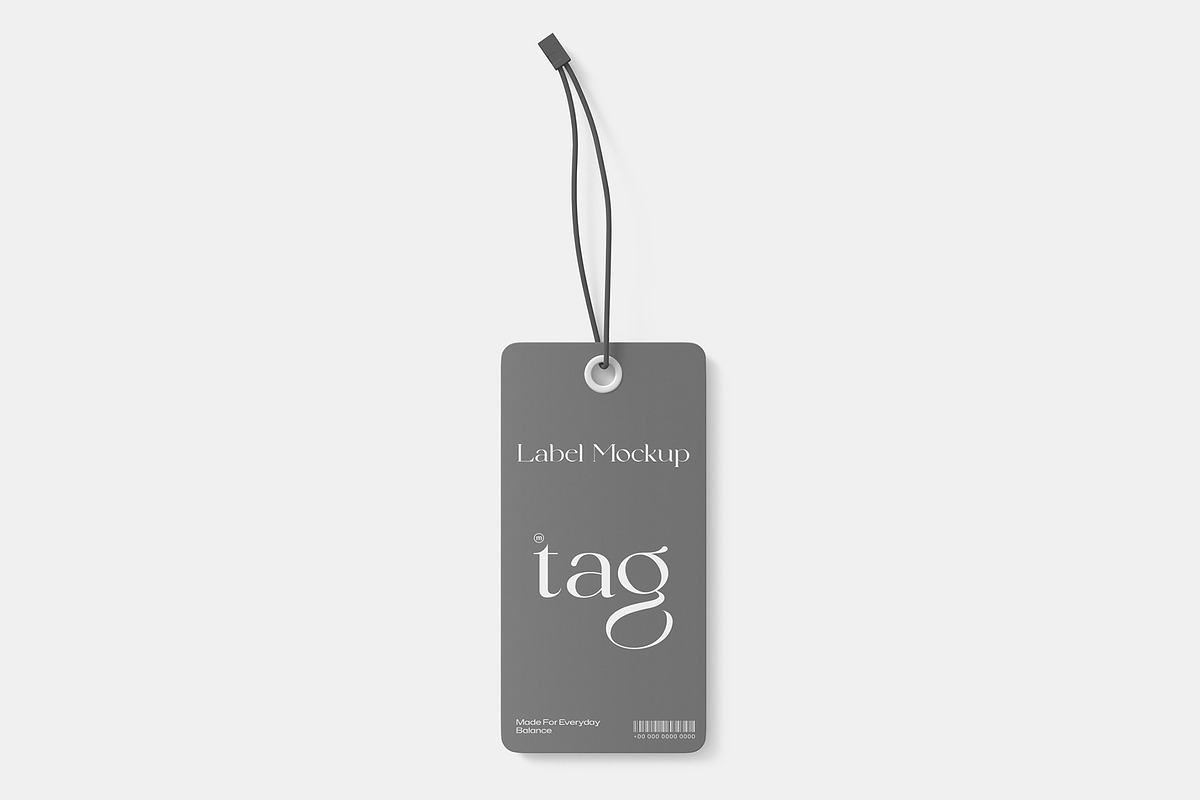 Price Label Tag Mockup Template