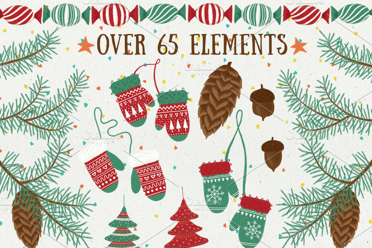 Christmas Illustration Creator/Bears, an Animal Illustration by Stella's Graphic Supply (Photo 4 of 8)