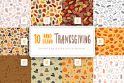 Autumn Thanksgiving Seamless Pattern, a Pattern Graphic by oelhoem (Thumbnail 5 of 5)