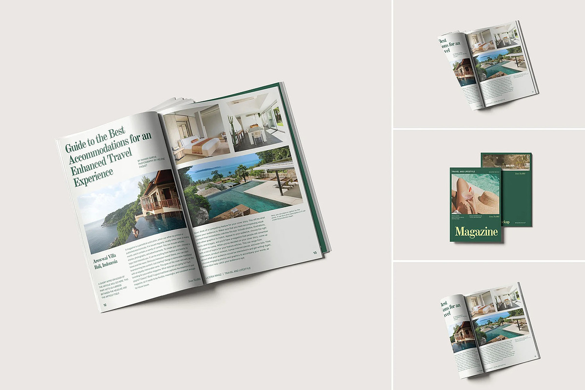 Magazine Mockup, an Advertising Mockup by Se٧enStudio (Photo 3 of 5)