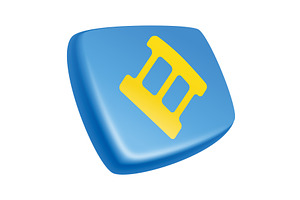 Social media icon. Speech bubble for, an Object Illustration by the8monkey