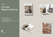 US Letter Magazine Mockup, a Books & Magazine Mockup by Jestdio (Thumbnail 1 of 17)