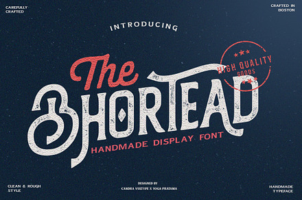 The Bhortead - Vintage Stamp Font