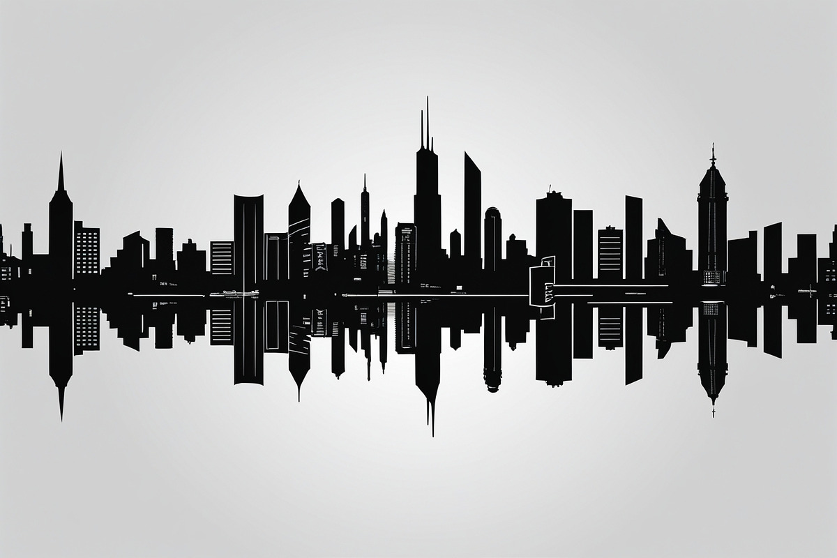 Modern City Skyline Vector Bundle, an Illustration by abu67222 (Photo 3 of 7)