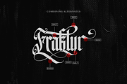 Autherical Typeface, a Blackletter Font by seventhimperium (Thumbnail 7 of 11)