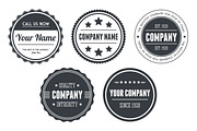Vintage Circular Badges Vector Pack, an Object Graphic by Design Panoply (Thumbnail 5 of 5)