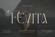 Fevita, a Serif Font by Kenrichi (Thumbnail 1 of 12)