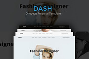 Dash - Onepage Personal (Sale), a Bootstrap Template by Zeepfeed (Thumbnail 1 of 4)