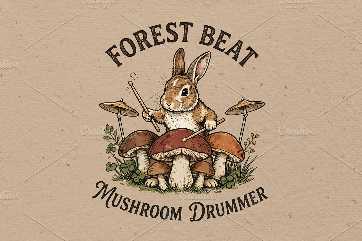 Forest beat illustration, an Animal Illustration by Vectorlina (Photo 1 of 4)