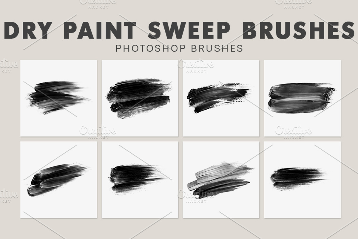 Dry Paint Sweep Brushes, a Brush Add-On by AB-TheDesigner (Photo 2 of 4)