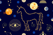 My Space. Set of Cosmic Patterns, a Pattern Graphic by Svetlana Kononova (Thumbnail 8 of 15)
