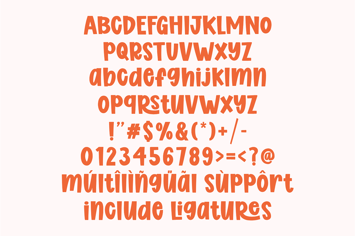 Stylish Chunky - Display Font, a Sans Serif Font by Keithzo (Photo 8 of 8)