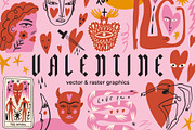 Valentine Bundle, an Animal Illustration by Annie Konst (Thumbnail 1 of 20)