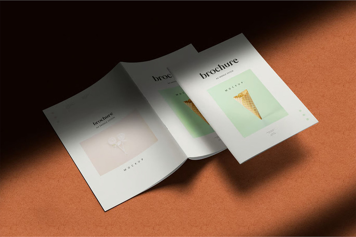 Brochure Mockup, an Advertising Mockup by megostudi0 (Photo 6 of 7)